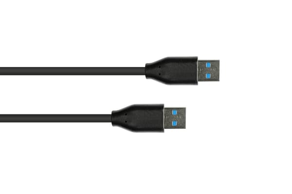 Alcasa USB-A USB-kabel - USB-A 0,5 m Sort (2831-AA005S)