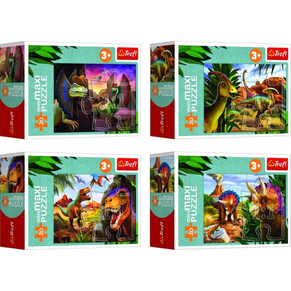 Palapeli 20 MiniMaxi Tutustu dinosaurusten maailmaan 4 TREFL
