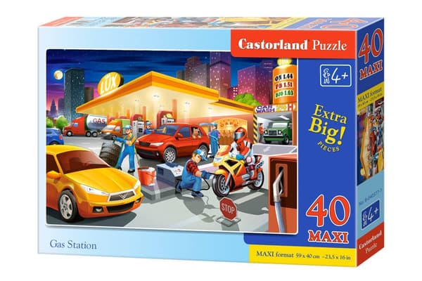 Palapeli 40 maxi - Huoltoasema CASTOR