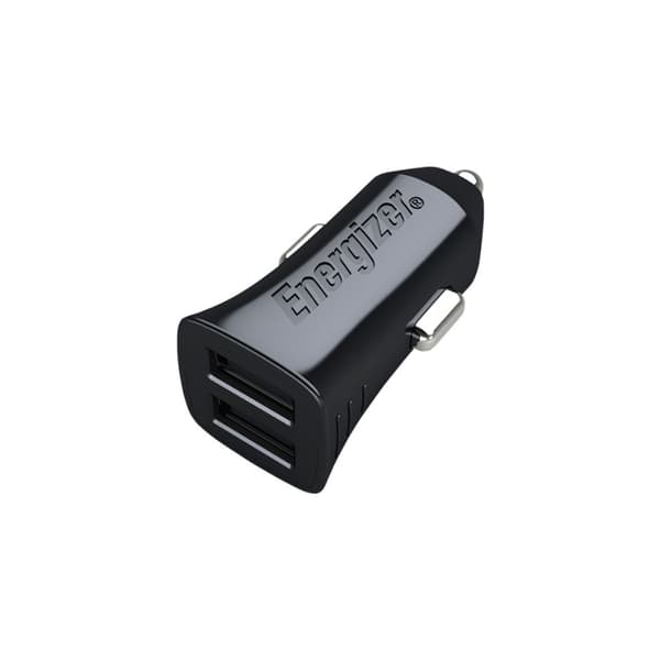 Energizer Classic - Autolaturi 2x USB-A 2.4A 12W (Musta)