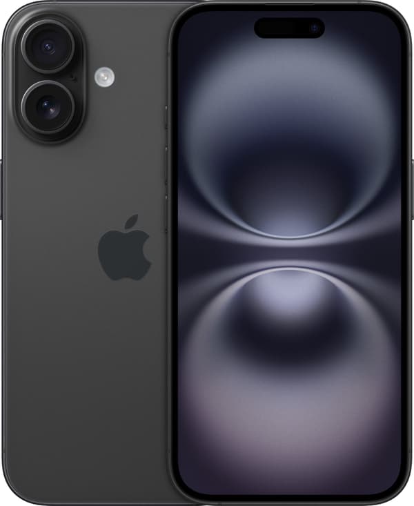 Apple iPhone 16 (128GB) Svart