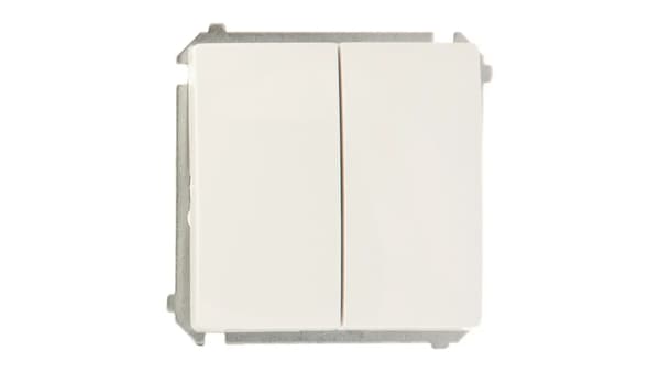 Kontakt-Simon Installationslink dobbelt hvid - BMW6/2.01/11