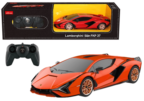 RC-auto 1:24 Rastar Lamborghini Sian Oranssi