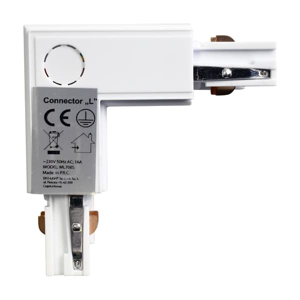 Stik Lampe Skinnespot Hvid 3-faset Type: LD