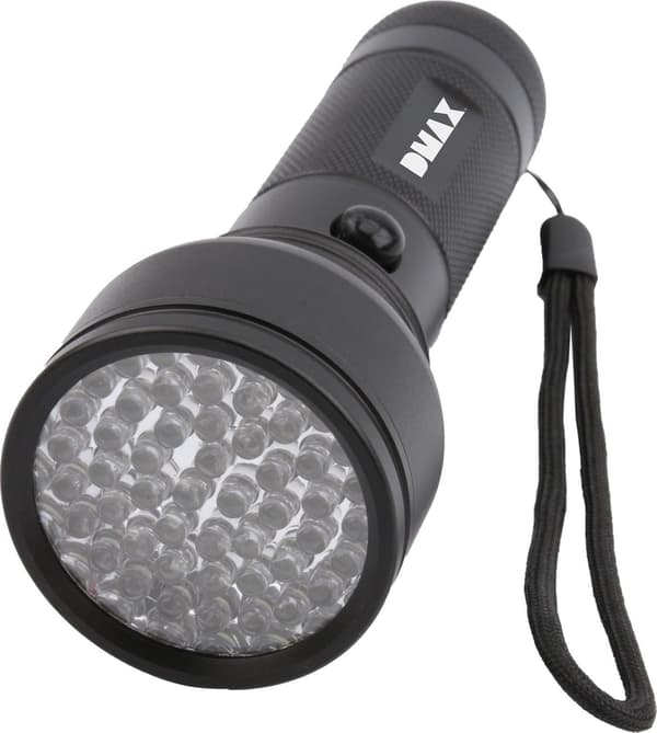 DMAX TLG 312 -taskulamppu UV- ja valkoisella valolla