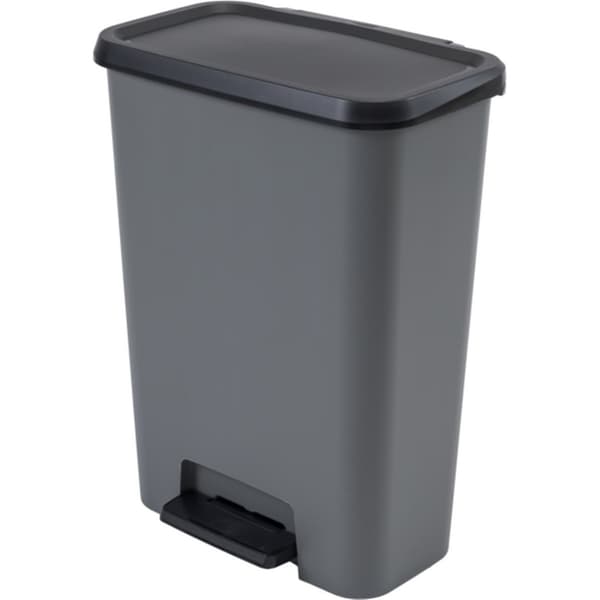 CURVER AFFALDSSPAND MED PEDAL 50L /MØRKEGRÅ/SORT