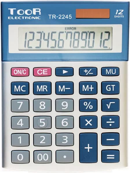 12-paikkainen toimistolaskin TR-2245 TOOR