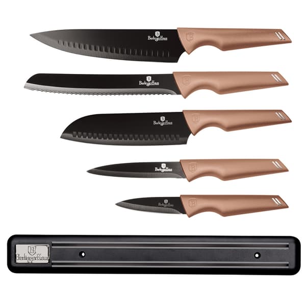 SÆT MED 5 KØKKENKNIVE BERLINGER HAUS BH-2697 MED STRIP