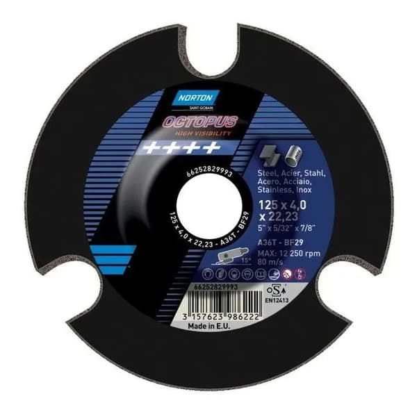 SHIELD FLEX 29 125x4.0x22.2 A 60 T OCTOPUS NORTON
