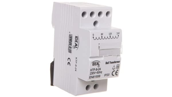 Ringklockstransformator 230V/24V 8VA KTF-8-24 23260