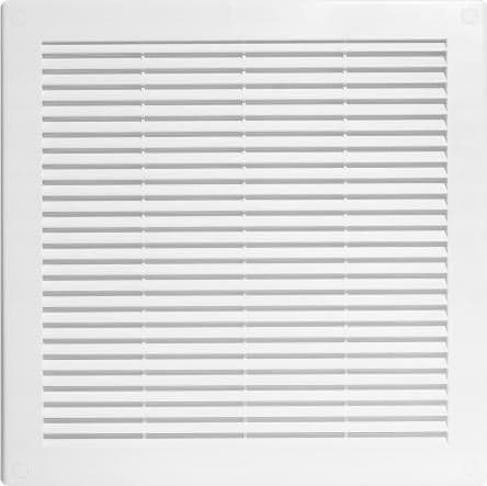 Ventilationsrist 200x200mm hvidt net TRU6