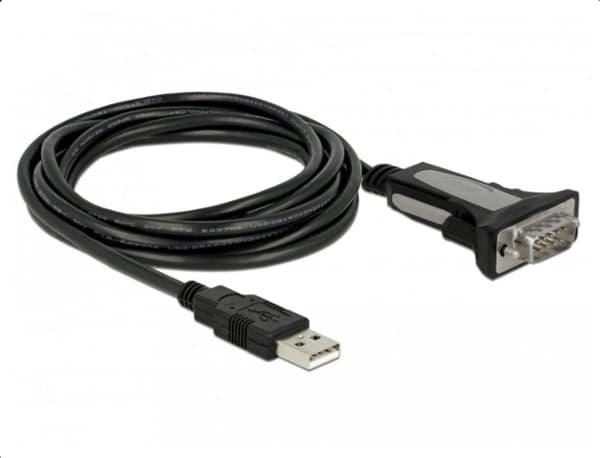 DELOCK USB 2.0 Type-A - 1 x sarja RS-232 DB9 -sovitin 3 m