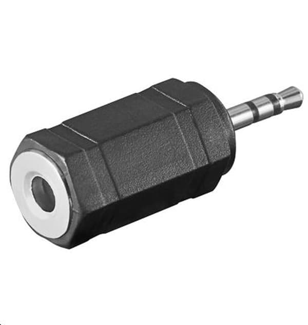 MicroConnect-sovitin 2,5 mm - 3,5 mm M-F Stereo