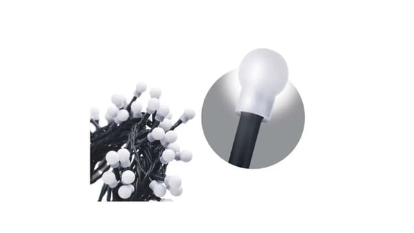 Emos 200 LED Julgransbelysning Kallvit
