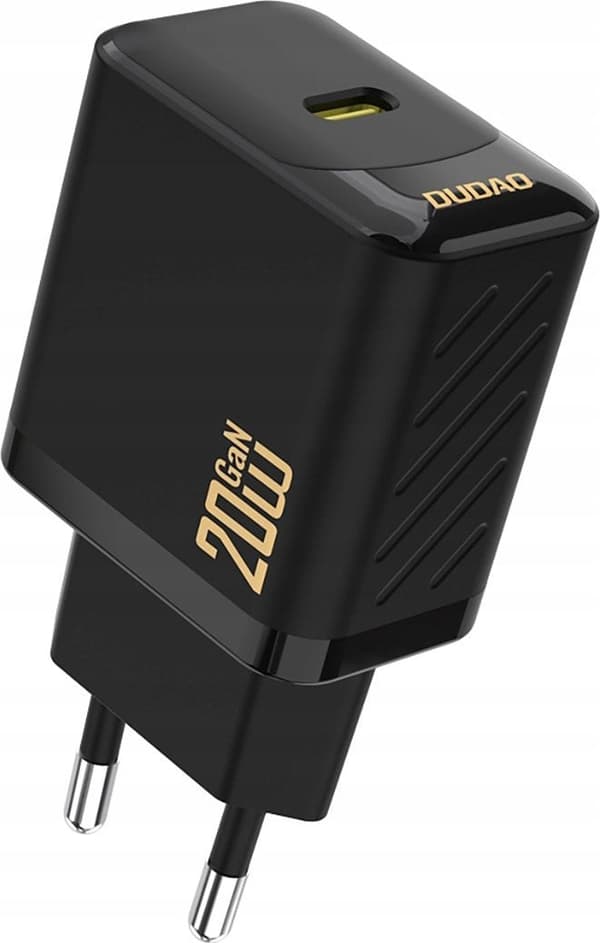 Dudao A26 PD20W GaN USB-C -laturi - musta