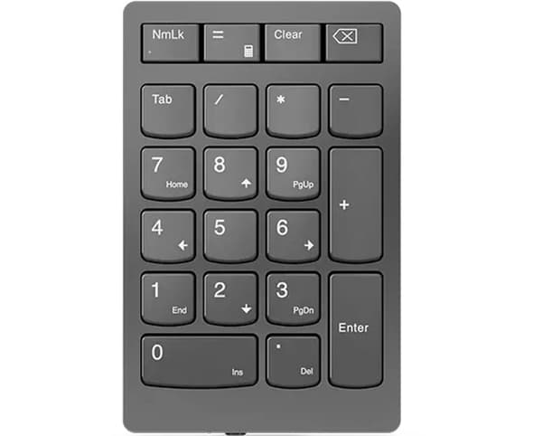 Lenovo Go trådløst numerisk tastatur Storm Grey