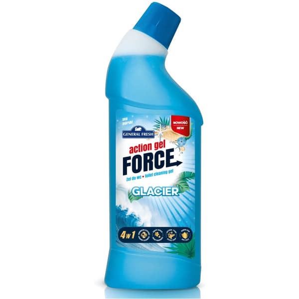 Gel för toalett Action Gel Force 1L hav