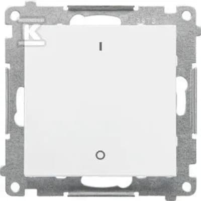 Simon 55 Bipolär Anslutning (Modul) 10 AX, 250 V~, Snabbkoppling Mattvit TW2.01/111