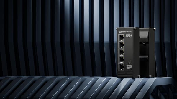 Industriel TSF010 flad Ethernet-switch 5x10/100 uadministreret