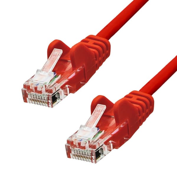 ProXtend CAT5e U/UTP CCA PVC Ethernet-kabel Rød 50cm