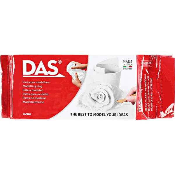 Hvid ler 1kg DAS