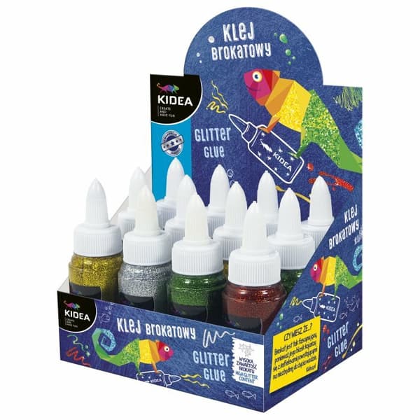 Glitteriliima 50ml KIDEA-D p.12 hinta 1 kpl