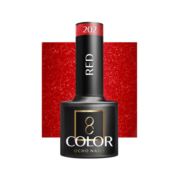OCHO NAILS Gel Polish röd 202 -5 g