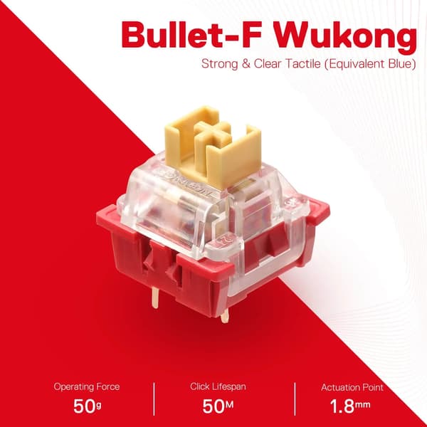 REDRAGON A113 BULLET-F TANGENTBORDSSWITCH 24st