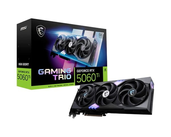 MSI GAMING TRIO OC - grafikkort - GeForce RTX 5060 Ti - 8 GB