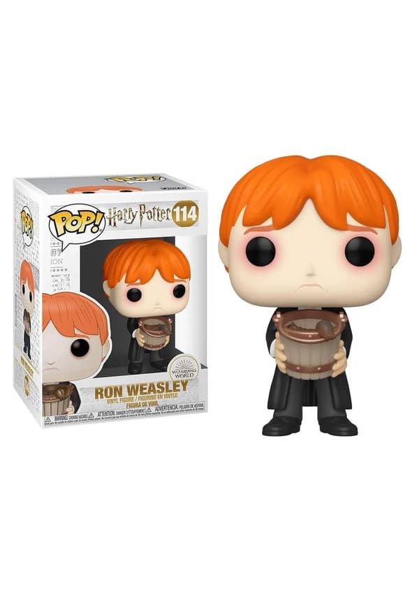 POP figur Harry Potter Ron kaster op snegle med spand