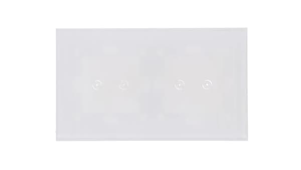 Simon Touch Frame Touch Panel S54 Touch, 2 moduler, 2 horisontella beröringsfält + 2 horisontella beröringsfält, pärlvit DSTR222/70