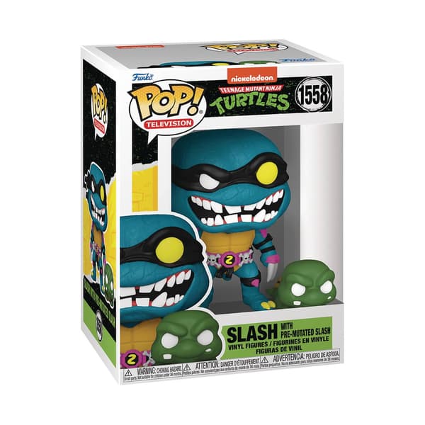 POP figur Teenage Mutant Ninja Turtles Slash & Pre Mutated Slash