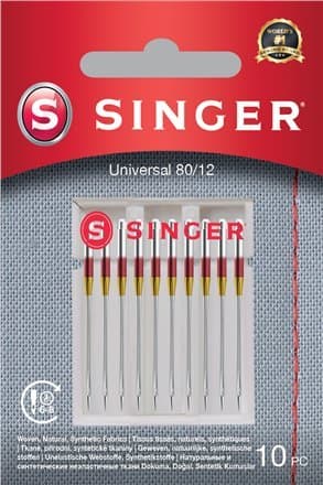 Singer Universalnål för vävda tyger 80/12 10-pack