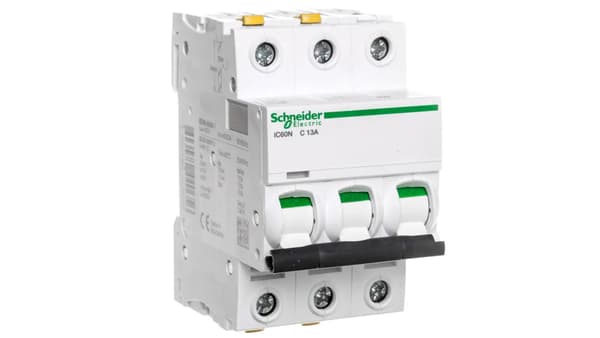 Schneider Electric Effektbrytare IC60n 3P 13A C 6KA A9F04313