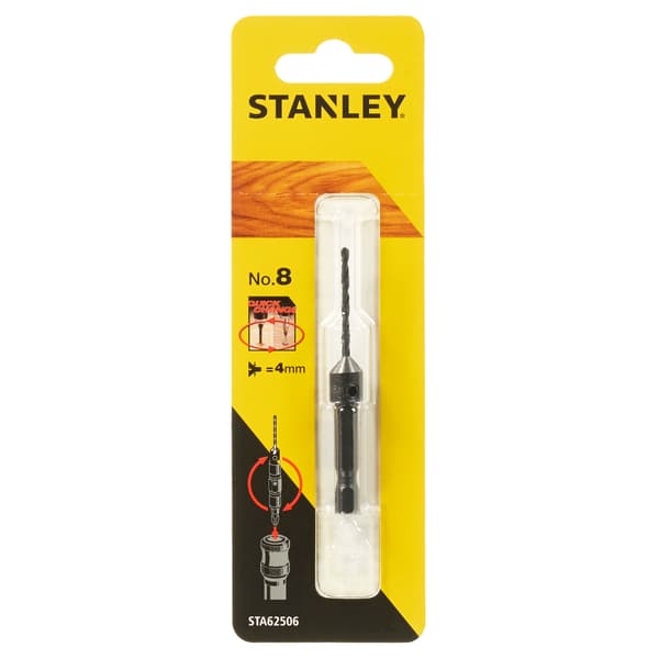 Stanley Pilotbor + forsænker nr. 8 62-506
