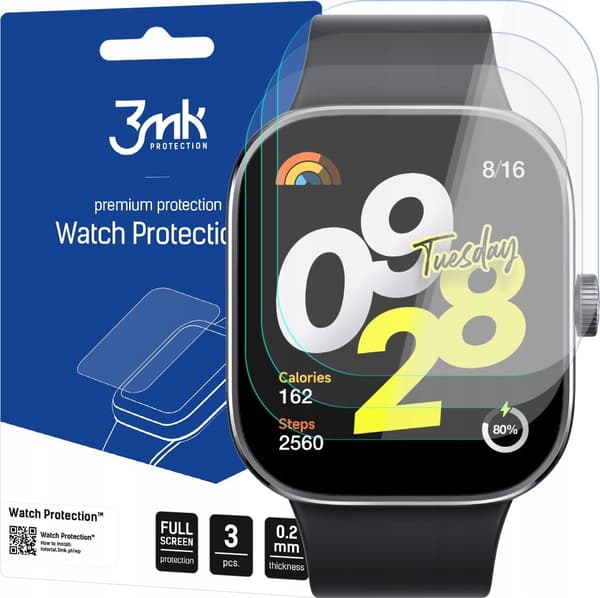 3MK Redmi Watch 4 - 3mk Watch Protection FlexibleGlass