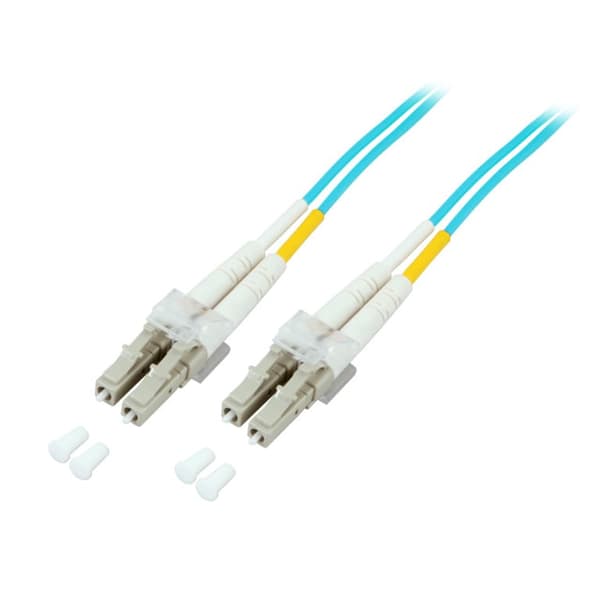 EFB Duplex-liitäntäkaapeli LC-LC 50/125 OM3 LSZH 2mm 1.0m aqua