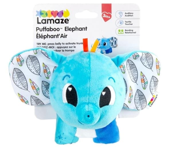 TOMY uppblåsbar slonik
