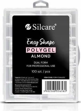 Silcare_dual forme til Clear Migdal akrylgel 100 stk.