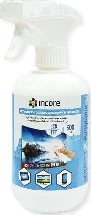 Incore TV-skærmrensevæske 500 ml (ISC 1850)