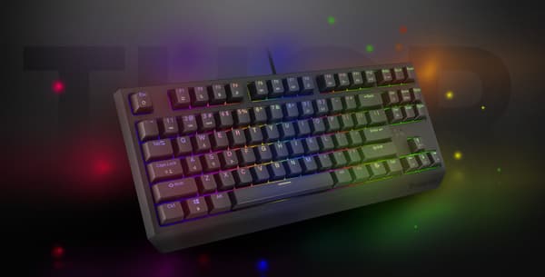 Genesis Thor 230 TKL sort RGB Outem Red