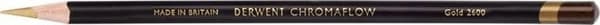 Derwent Crayon Derwent Chromaflow Guld (zota)