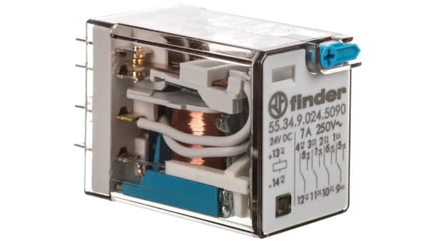 Finder Industriel Transmitter 4P 7A 24V DC (55.34.9.024.5090)
