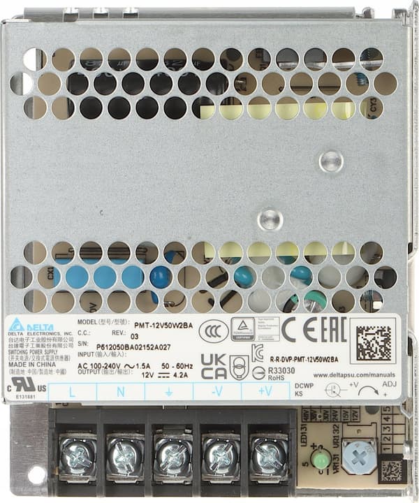 Delta Switching Power Supply PMT-12V50W2BA Delta Electronics