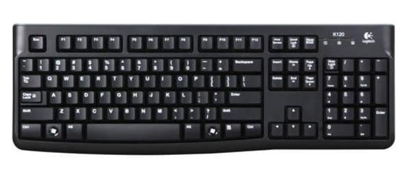 Logitech K120-tastatur, Pan Nordic Brown Box fra Logitech