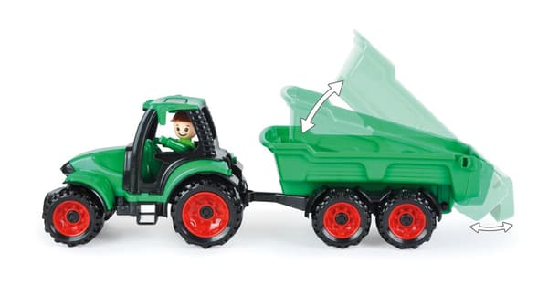 Traktor med trailer 38 cm Truckies