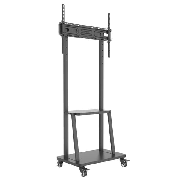 TECHLY Golvstativ med hylla för 32-70 tums LCD/LED/Plasma TV