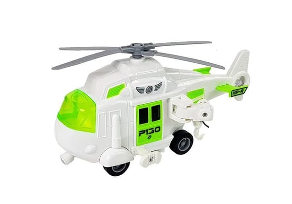 1:16 Batteridrevet Transporter med Helikopter