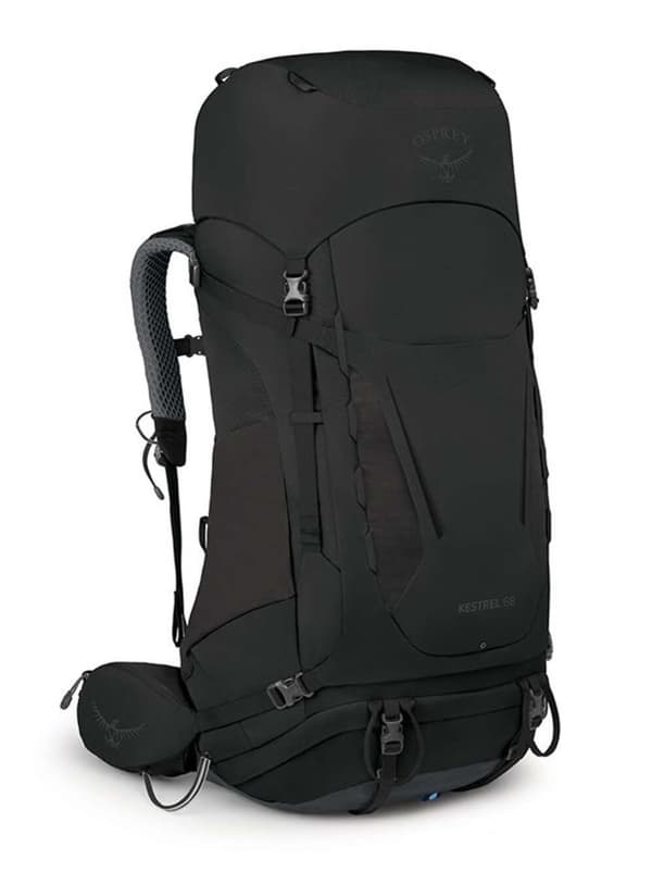 Vandrerygsæk OSPREY Kestrel 68 sort L/XL