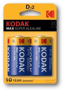 ALKALIPARISTO LR20 KODAK MAX KD-2 (2 KPL)
